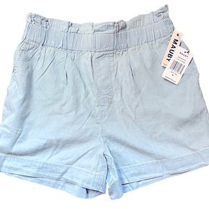 MAUBY WOMEN’S HIGH-WAISTED LIGHTWEIGHT CHAMBRAY SHORTS - NWT!
